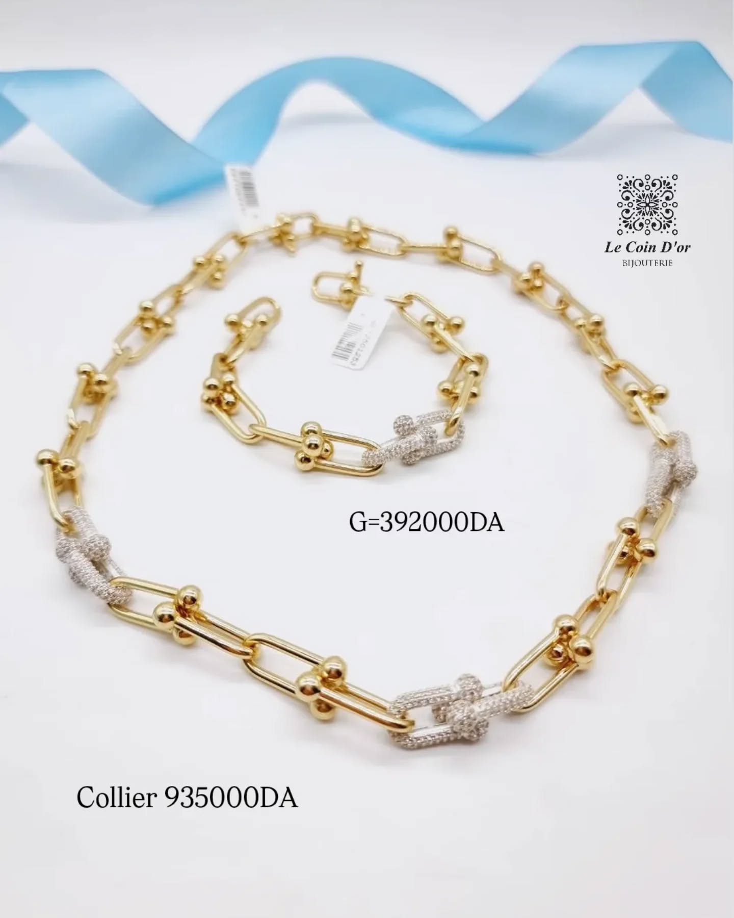 Parure Chaîne Diamants